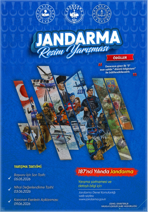 187. Yılında Jandarma Resim Yarışması Başladı!
