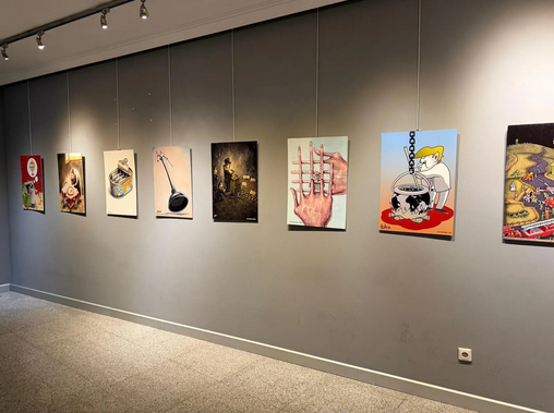 Trabzon’da Uluslararası Mizah Sergisi Sanatseverlerle Buluştu