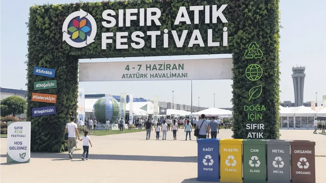 Sıfır Atık Festivali Atatürk Havalimanı'nda Ziyaretçilerini Ağırlamaya Başladı